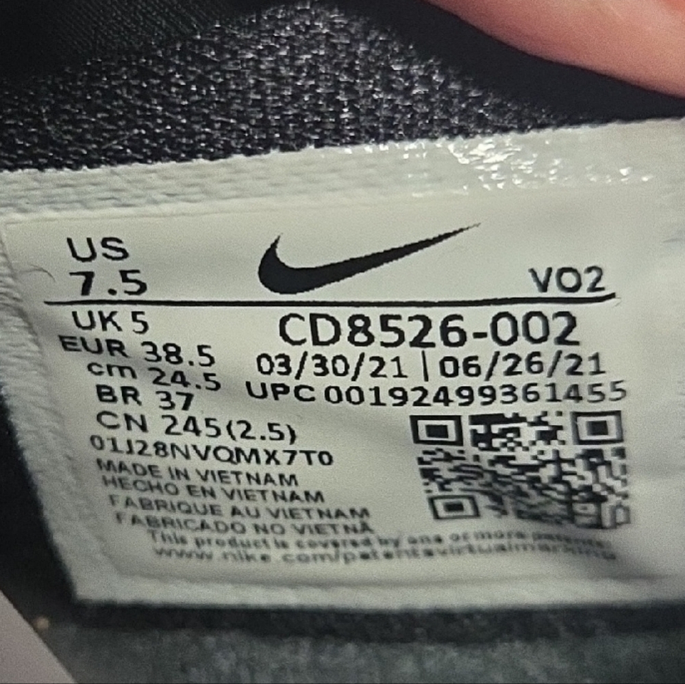 Nike Free Women’s Black Metcon RN 5.0 Size 7.5 - Picture 6 of 6